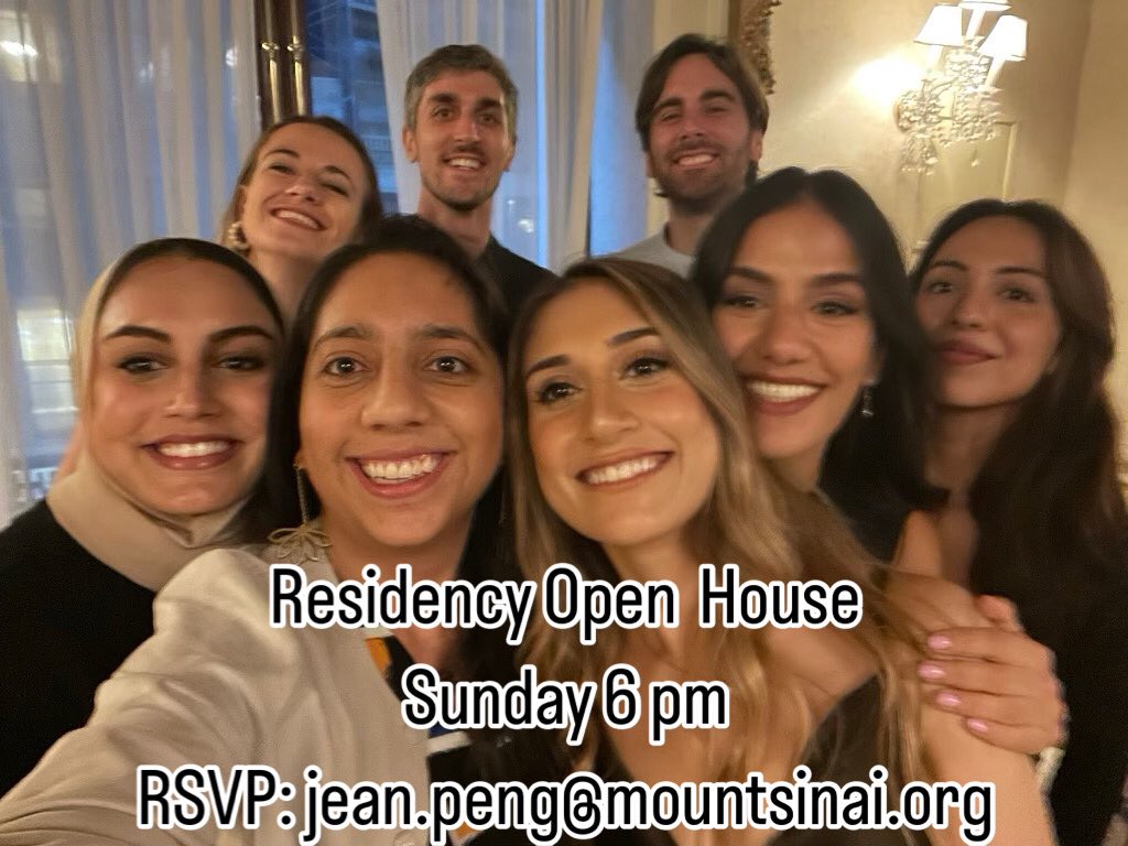 Mount Sinai West/ MSUS Neurology (@sinaineurores) on Twitter photo Residency Open House this Sunday 6 PM. Stay on for breakout sessions at 7 pm!!!! RSVP: Jean.peng@mountsinai.org Residency Open House this Sunday 6 PM. Stay on for breakout sessions at 7 pm!!!! RSVP: Jean.peng@mountsinai.org