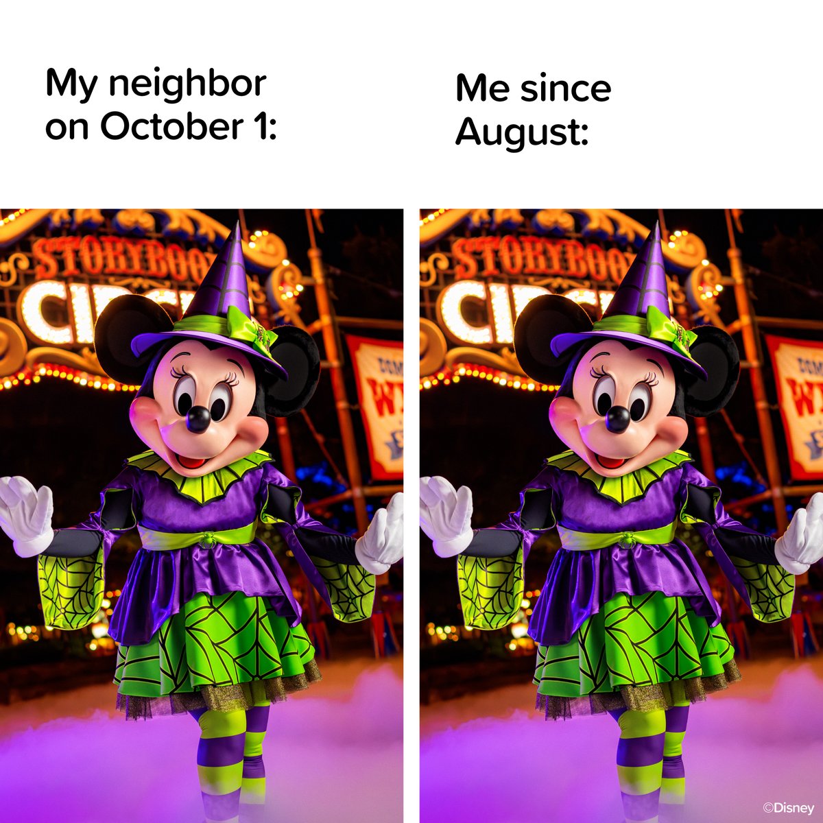DisneyParks's tweet photo. 🤷🎃 https://t.co/9taZA5q13x