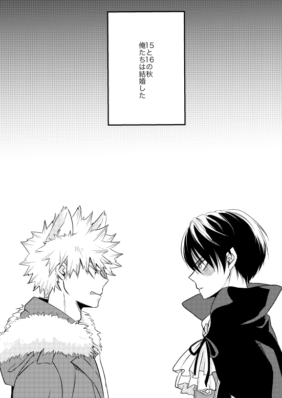 2018年に出した本だけどもう最初からずっと結婚させたがってる…(冒頭)
カラーの表紙画像がないので過去ポストにないか探してみようと思う…日付変わる前には上げられるかな