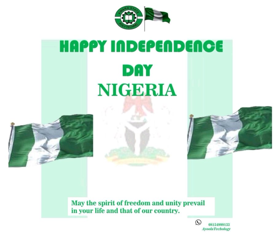 GOD BLESS NIGERIA 🇳🇬
GOD BLESS KWARA STATE POLYTECHNIC!!!
