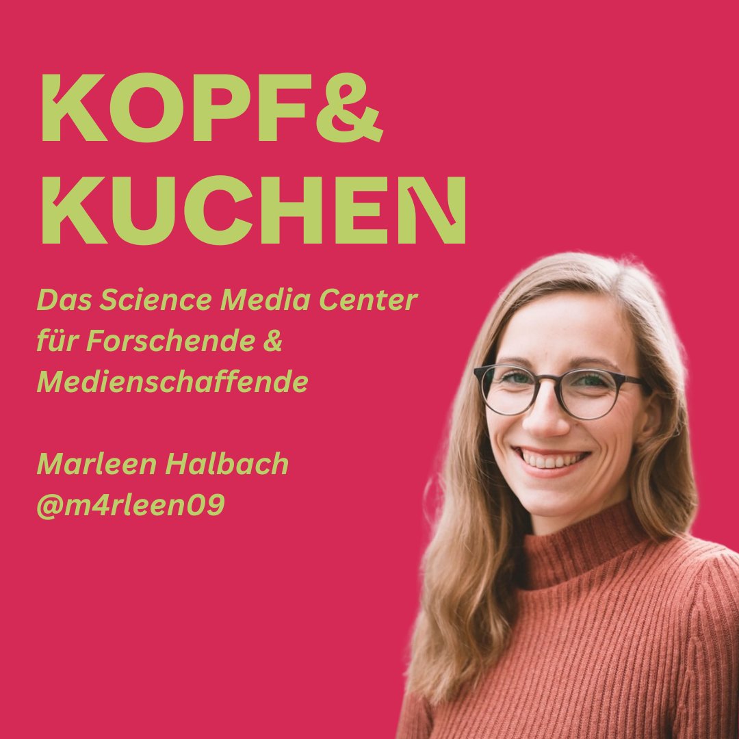 Die Wissenschaftlerinnen (@bmbfwim) on Twitter photo 💫Was macht das Science Media Center? Und wie könnt ihr als Forschende eure Expertise teilen?
👉🏻Darüber sprechen wir am 16. 10. um 11 Uhr im Rahmen von "Kopf & Kuchen" mit <a href="/MarleenHalbach/">Marleen Halbach</a> . Sie leitet die Redaktion des <a href="/smc_germany/">Science Media Center Germany</a>.
Live auf Insta: instagram.com/diewissenschaf… 💫Was macht das Science Media Center? Und wie könnt ihr als Forschende eure Expertise teilen?
👉🏻Darüber sprechen wir am 16. 10. um 11 Uhr im Rahmen von "Kopf & Kuchen" mit <a href="/MarleenHalbach/">Marleen Halbach</a> . Sie leitet die Redaktion des <a href="/smc_germany/">Science Media Center Germany</a>.
Live auf Insta: instagram.com/diewissenschaf…
