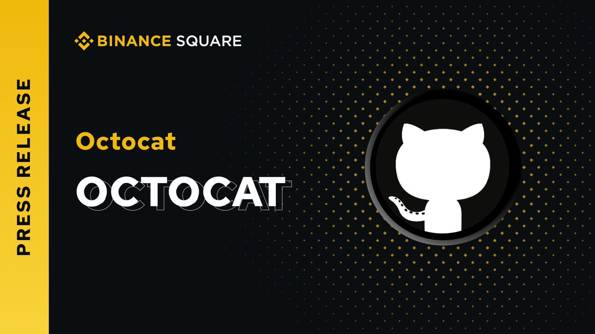 Coinstages's tweet photo. 🔔 $OCTOCAT (@OctoCatSOL): GitHub’s Iconic Mascot Enters Crypto with a Bullish Start

GitHub’s beloved mascot, Octocat, has officially leaped from the world of code into the realm of cryptocurrency. As the face of GitHub, Octocat has been a symbol of innovation, collaboration, and creativity for developers across the globe. Now, with the launch of the $OCTOCAT token, the mascot's playful and quirky energy is set to take the crypto world by storm.

Full Article: https://t.co/TTttarMiD9

#Octocat #Solana #Dyor