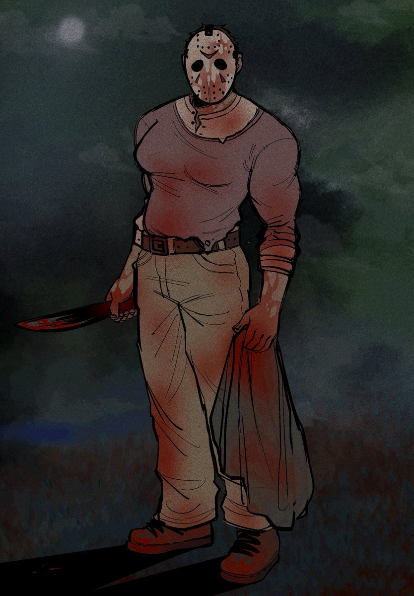 DREAMCASTOMATIC's tweet photo. Day 1 of #BUTCHTOBER Jason Voorhees!! https://t.co/swOCELI53O