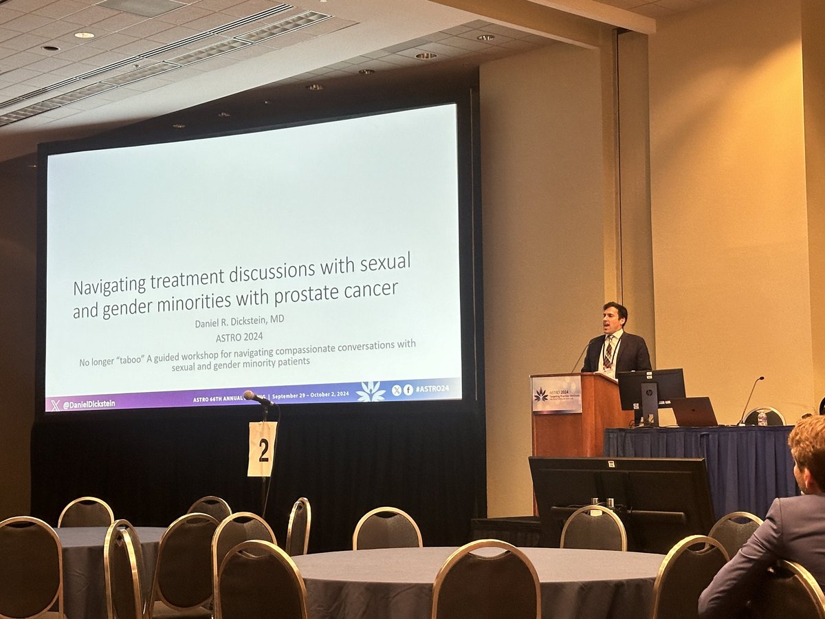 Mount Sinai Radiation Oncology Residents (@msroresidents) on Twitter photo One of our chief residents <a href="/DanielDickstein/">Daniel Dickstein</a> presented his work on navigating treatment discussions with patients from sexual and gender minority populations with prostate cancer at #ASTRO2024 One of our chief residents <a href="/DanielDickstein/">Daniel Dickstein</a> presented his work on navigating treatment discussions with patients from sexual and gender minority populations with prostate cancer at #ASTRO2024