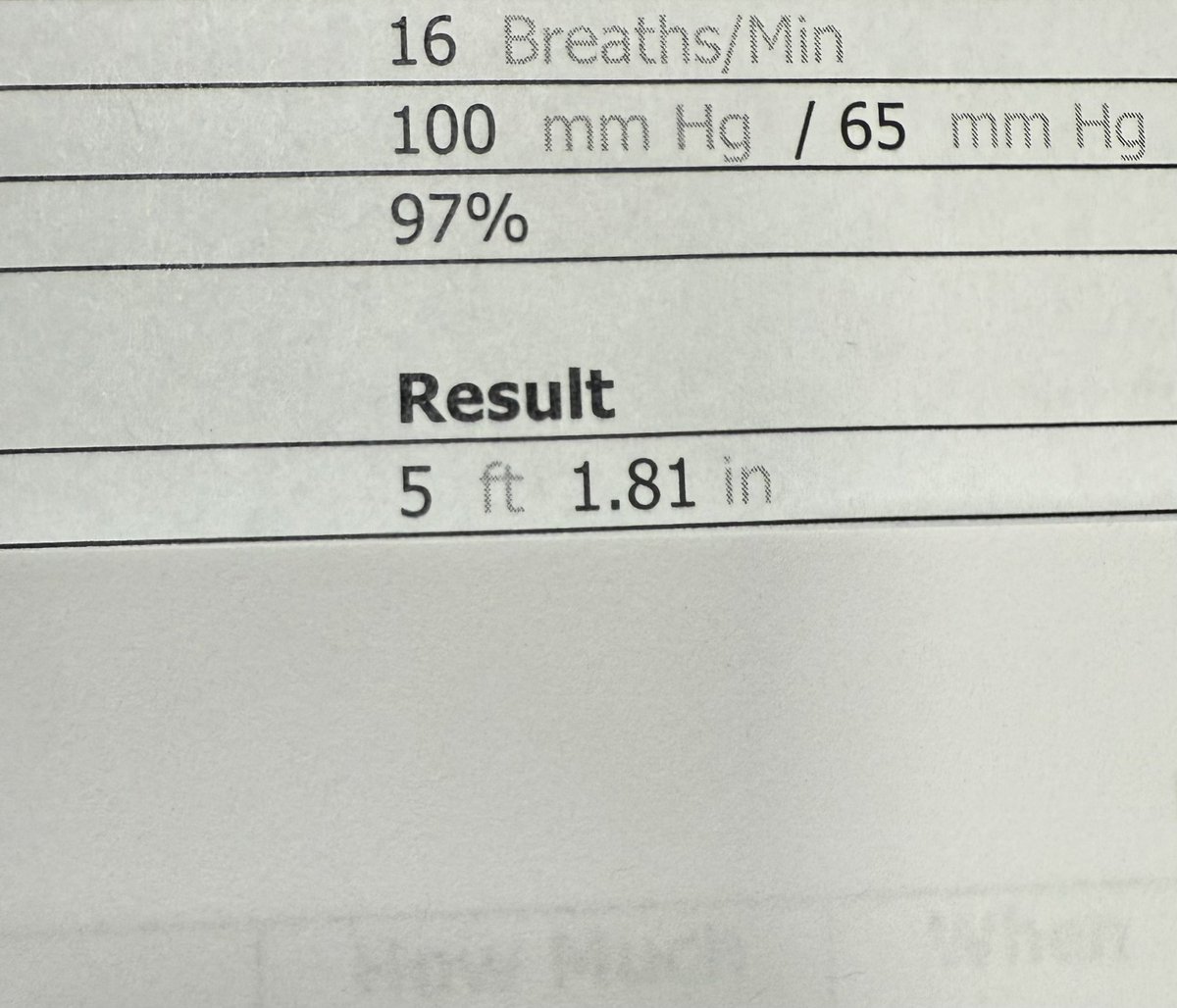Pain, so close I can just say 5’2 right