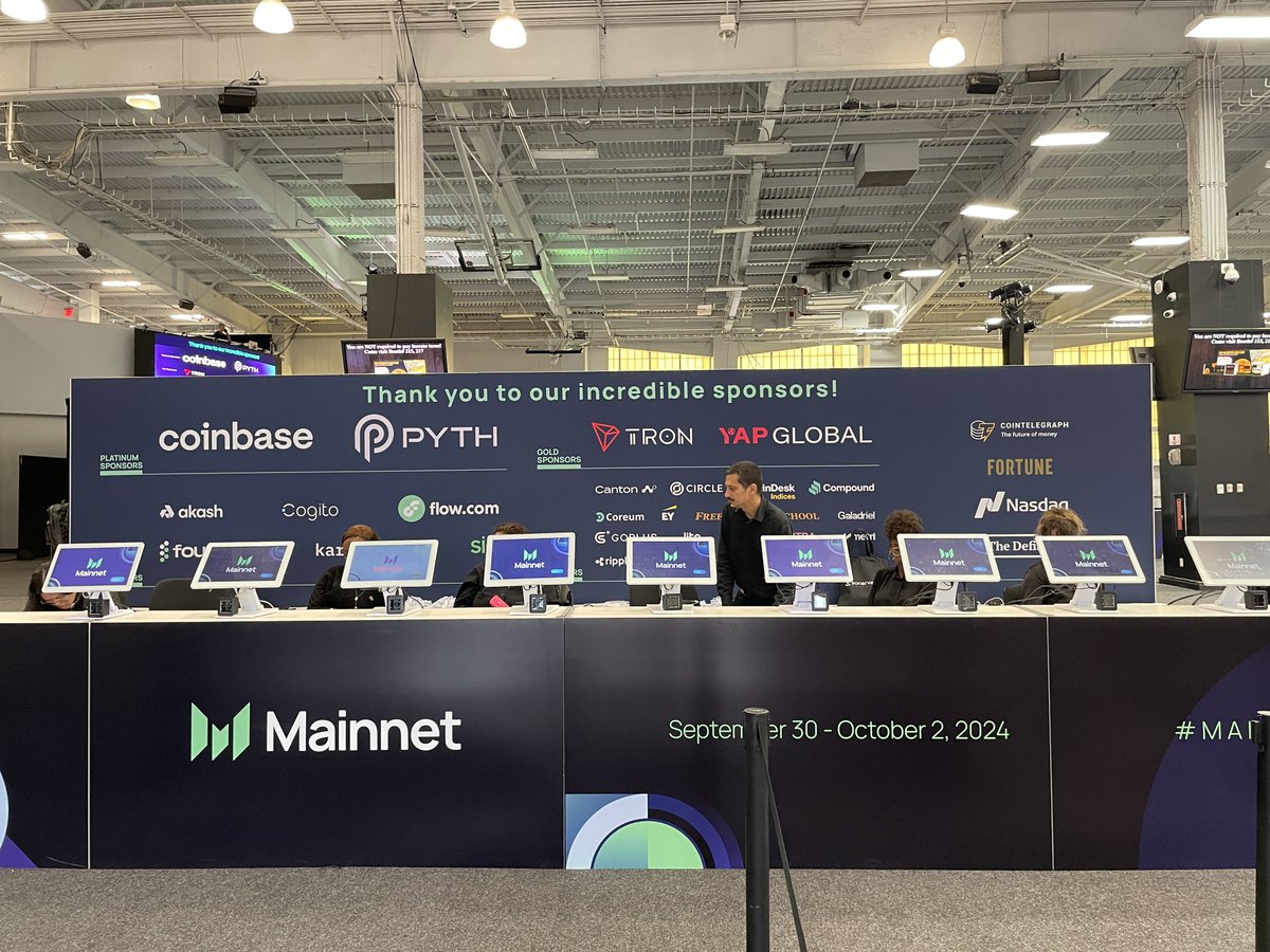 MessariCrypto's tweet image. GM NYC! 🌞 

Day 2 of #Mainnet2024 is getting started!