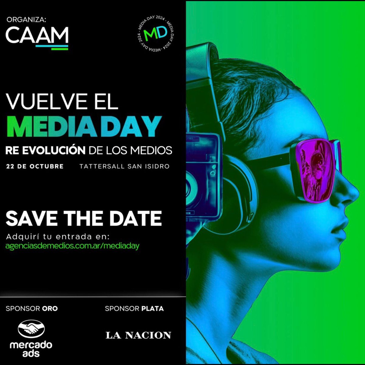 📌En Agencia Quiroga nos enorgullece anunciar la participación en el Media Day, realizado por la <a href="/caamargoficial/">CAAM | Cámara Argentina de Agencias de Medios</a>, un evento que reúne a los referentes más importantes de la industria. 

🗓️¡Este 22 de octubre nos vemos en el Media Day para seguir creando juntos!