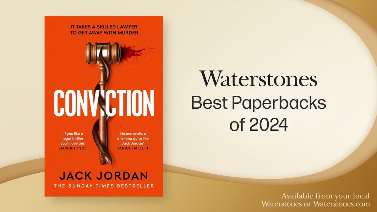 Simon & Schuster UK (@simonschusteruk) on Twitter photo The verdict is unanimous: Conviction by <a href="/JackJordanBooks/">Jack Jordan</a> has been picked as one of <a href="/Waterstones/">Waterstones</a>' paperbacks of the year! If you haven't read this brilliant book yet a) where have you been?! and b) express it to the TBR pile penthouse ASAP The verdict is unanimous: Conviction by <a href="/JackJordanBooks/">Jack Jordan</a> has been picked as one of <a href="/Waterstones/">Waterstones</a>' paperbacks of the year! If you haven't read this brilliant book yet a) where have you been?! and b) express it to the TBR pile penthouse ASAP