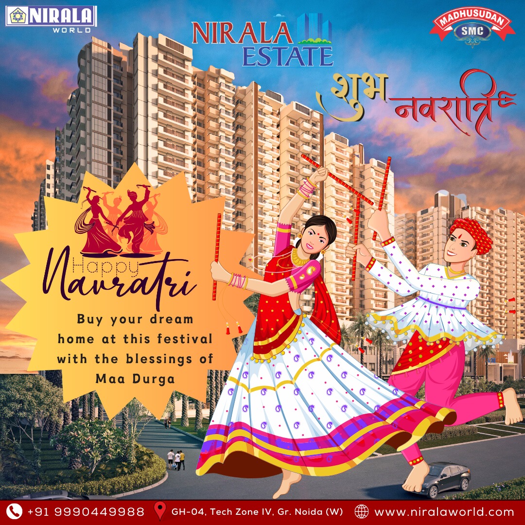 niralaES's tweet photo. #Navratri #FestivalsOfIndia #GoddessDurga #ShaktiPuja #niralaworld #nirala #greaternoidawest #realestate #dreamhome https://t.co/nz1OJcAzSg