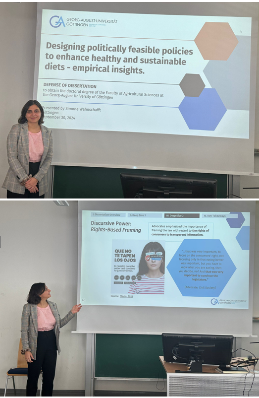Simone Wahnschafft is the first PhD student from the 1st RTG cohort to graduate! She successfully defended her thesis yesterday! 

Congratulations <a href="/s_wahnschafft/">Simone Wahnschafft</a>!!🎉