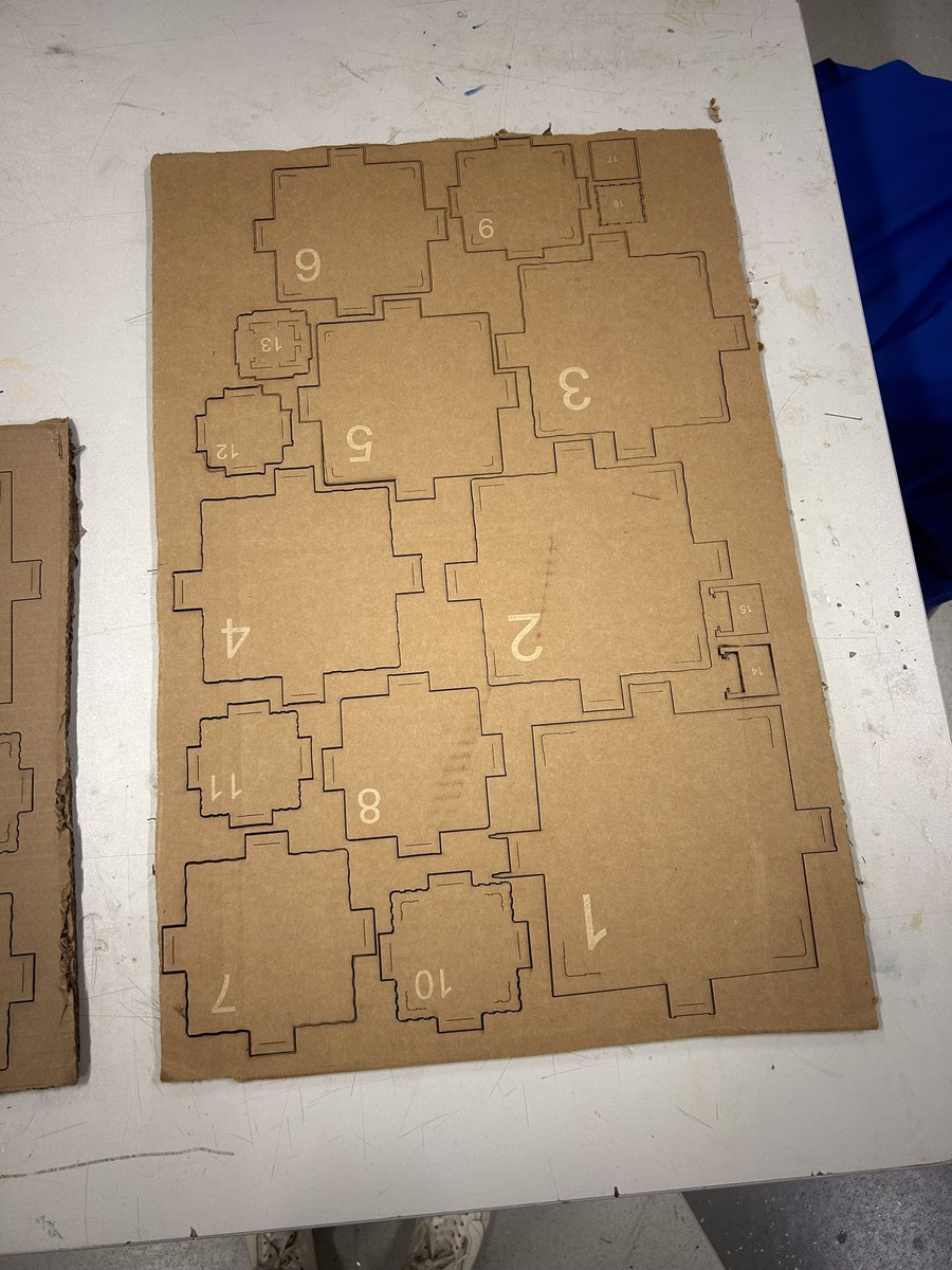 Maker_Futures's tweet photo. A sneak preview of preparations for our upcoming plans, exciting times ๐๐๐กโ๏ธ๐ฆ @EducationSheff #lasercutting #makerspace #cardboard #mayanpyramids https://t.co/bU9pIpCk6H