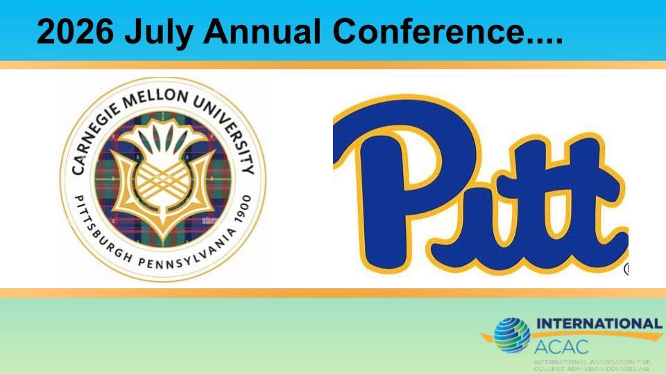 IntlACAC's tweet image. We are so excited to announce the hosts of the 2026 AND 2027 Annual Conferences!

2026 will be hosted by Carnegie Mellon University and the University of Pittsburgh in Pittsburgh, Pennsylvania.

2027 will be hosted by McMaster University in Hamilton, Ontario.