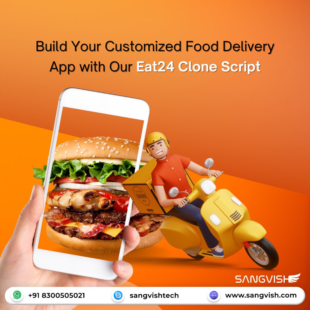 SangVishTech's tweet image. Start your food delivery service with our Eat24 clone script and connect local restaurants with hungry customers! 
Visit: sangvish.com/eat24-clone/
#eat24clone #eat24clonescript #fooddeliveryscript #BusinessSolutions #startups
