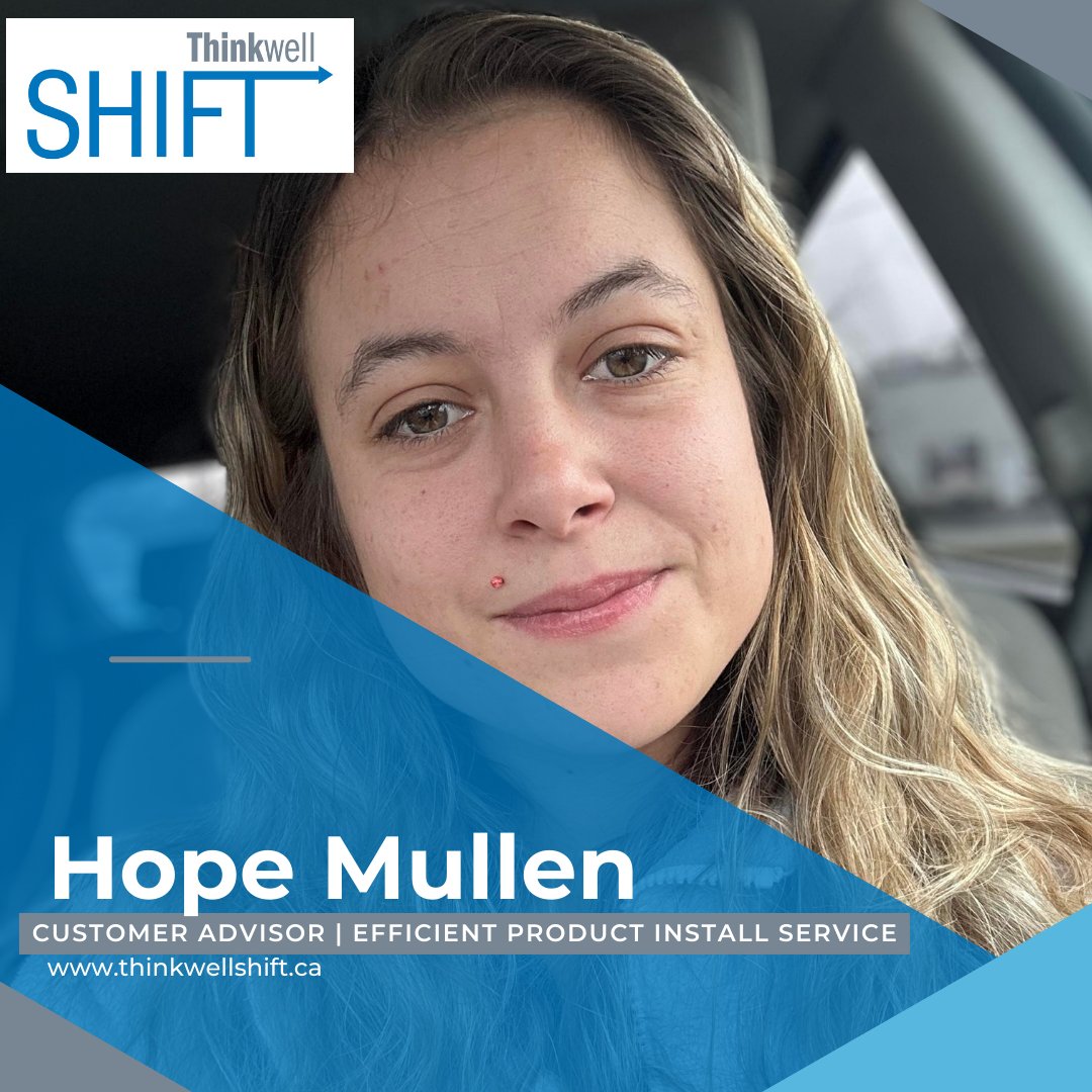 ThinkwellShift's tweet image. It’s #TeamTuesday! Meet Hope Mullen, one of our amazing Customer Advisors for the Efficient Product Installation Service. Hope brings free efficient products to homes in Digby County, along with her fantastic, customer-first attitude. We’re so happy to have her on the EPIS team!