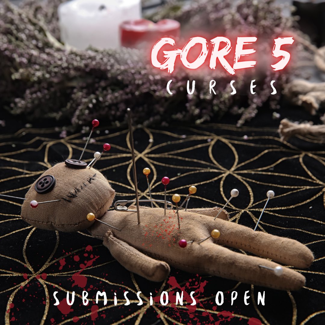 🚨 ANNOUNCEMENT 🚨

Submissions are officially open for GORE 5: Curses. For more info, click the link in our bio and navigate to the submissions page. Submissions period ends July 1st 2025.

#writing #submissionsopen #Halloween #booklover #writer #writingcommunity #submissions