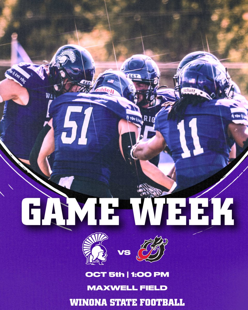WinonaState_FB's tweet photo. Week 5!

#GGT⚔️ https://t.co/Af2yxsmTPX