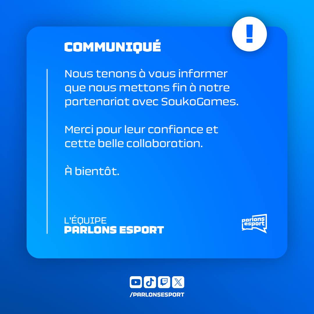 Communiqué Officiel : Une autre page qui se tourne.