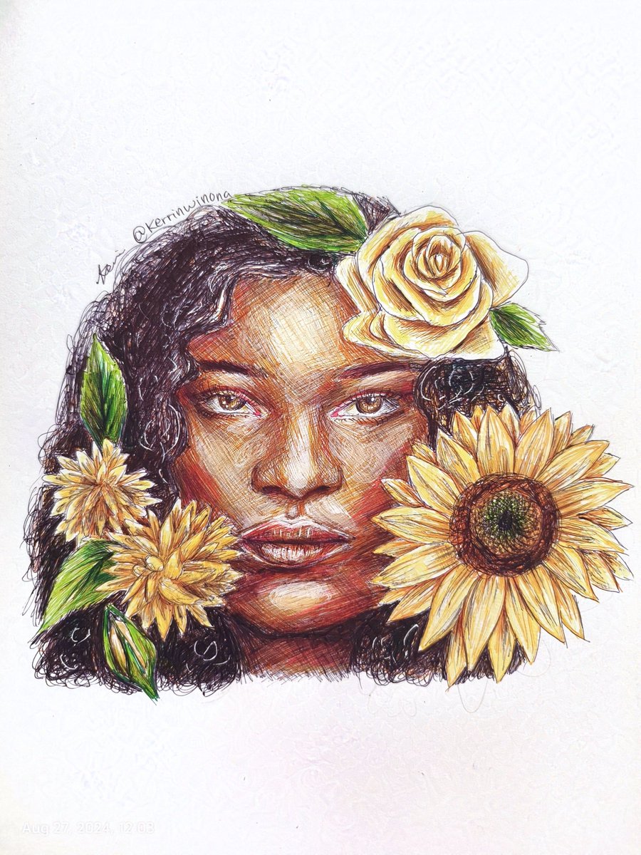 KerrinWinona's tweet image. My art with a colored pen
I drew this art due to an inspiration I found on one of my dream 😃.... 
Do you like it? Share your thought on the comment 😄😄