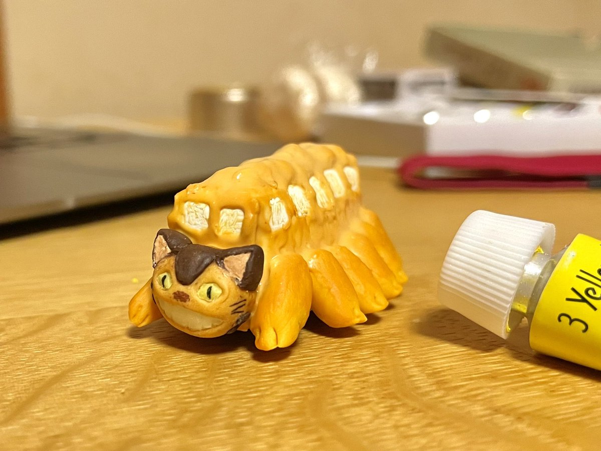 kinomepan's tweet photo. ネコバス作りかけです😼

なんだかおいしそう https://t.co/mRON8RwRGl