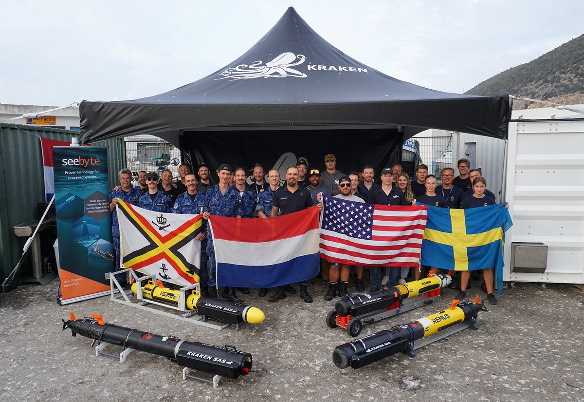 KrakenRobotics's tweet image. Kraken’s Miniature Interferometric Synthetic Aperture Sonar (MINSAS) was evaluated by five NATO navies at the annual REPMUS exercise, which took place in Sesimbra and Troia, Portugal from September 9-27, 2024.

Read the release: ow.ly/qsT250TA2ZU

#KrakenRobotics #REPMUS24