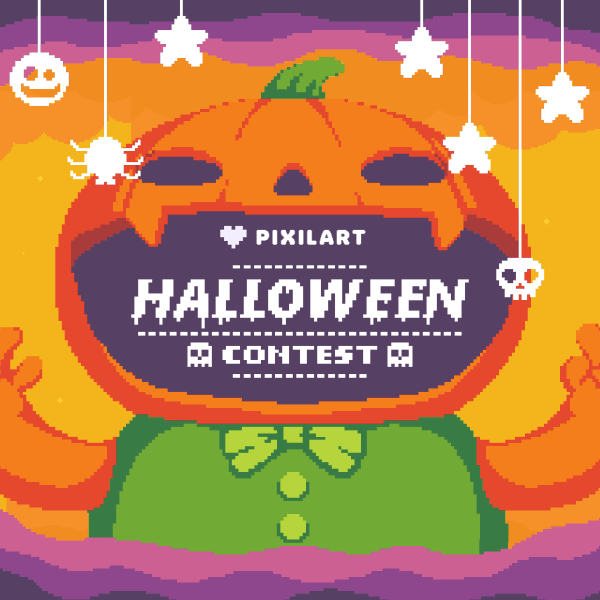 pixil_art's tweet photo. 🎉Pixilart Halloween Contest 💯 is now live. Enter for chance to win $500. 

Dive into the spooky spirit of Halloween with our drawing contest! Unleash your creativity to capture the essence of this eerie holiday. 🎃

https://t.co/BJg1WTrQyH get started 👈 

#pixilart #pixelart #contest #artcontest #Halloween #HalloweenContest
