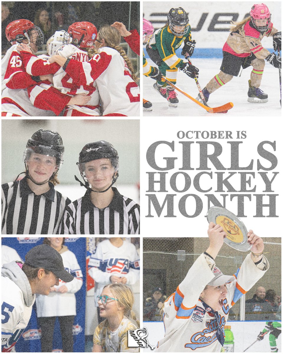 Celebrating #GirlsHockey in Michigan all month long! Thank you to everyone who is working to grow the game and create more opportunities for girls in our hockey community.