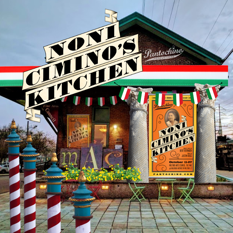 Pantochino's tweet photo. ITALIAN-AMERICAN HERITAGE MONTH! Pantochino is celebrating with "Noni Cimino's Kitchen," live on stage at @MilfordArtsCT October 11-27. This funny heartwarming musical is based on memories of growing up Italian! Tickets ONLY at https://t.co/9ls7CDGIwI https://t.co/bkz20HmveH