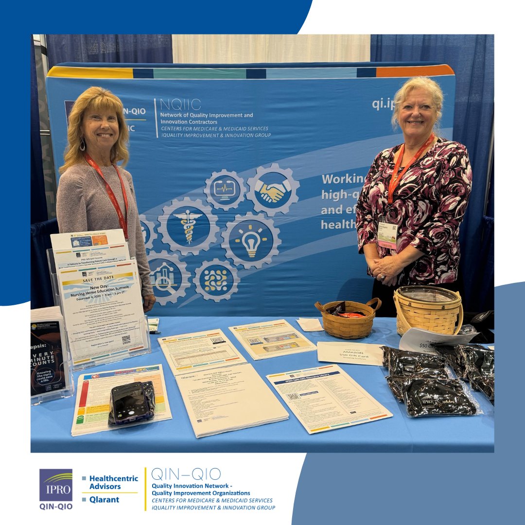 IPRO at the Lifespan Conference: Thanks to Daphne Young and Shirlynn Shafer from Qlarant for staffing our display table in Ocean City, MD. We appreciate your dedication to sharing IPRO's mission. #LifespanConference #IPRO