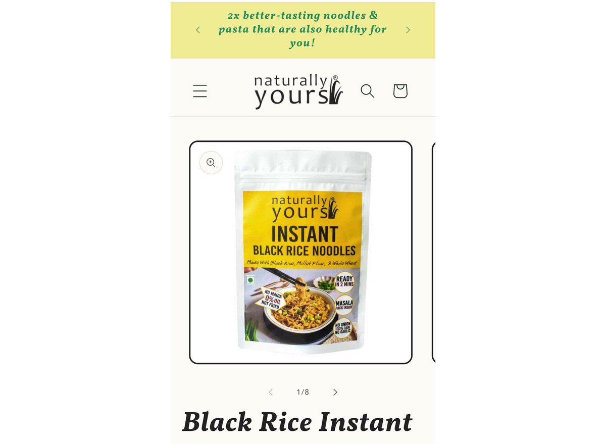 maitreyiology's tweet image. Why does #NaturallyYours call them Black Rice Noodles? 

#CuriousQuestion ⁉️