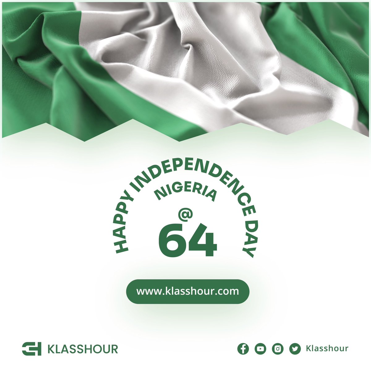 Klasshour's tweet photo. Should we allow the labour of our heroes' past to go in vain? This question weighs heavily on the shoulders of every citizen who acknowledges the sacrifices of those who came before us.

Happy New Month and Happy Independence Day. https://t.co/vSTxT9stfV