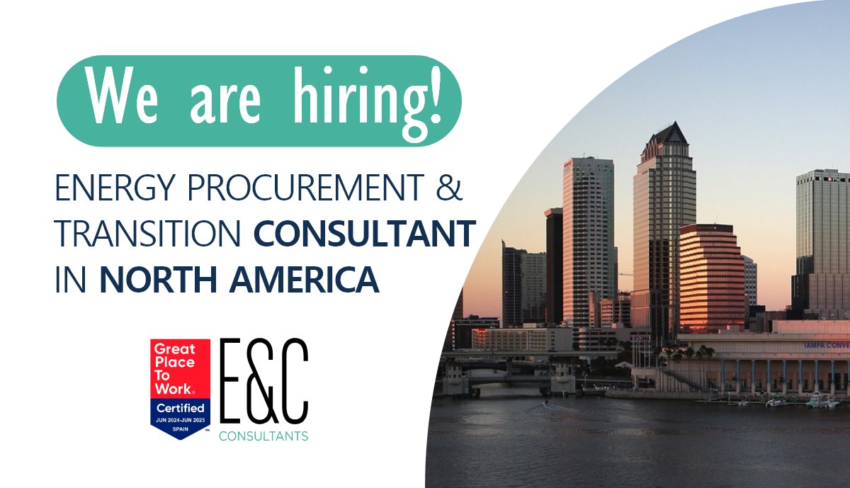 EC_Consultants's tweet photo. We are expanding our team in #NA! 

⚡ Energy Procurement and Transition Consultant https://t.co/H7HjRbRjm7

#jobalert #energyprocurement #consultant #wearehiring https://t.co/ZcSx9yGkI1