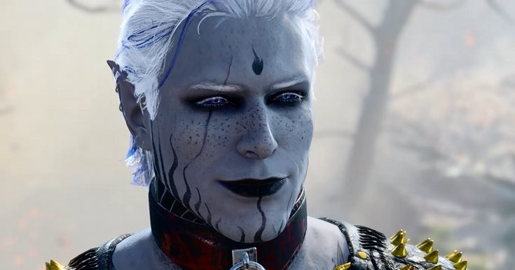 Charlie_Cat18's tweet photo. Pinning for Kinktober: This is Dmitri Armada, a 150 year old Seldarine Drow Barbarbian of Wild Magic. He is Intersex, formerly from Menzoberrazzan, &amp; a stripper back in Baldur's Gate at a club called The Iron Bull. He also has a magic strap-on ✨ https://t.co/3TBY8aVQEM