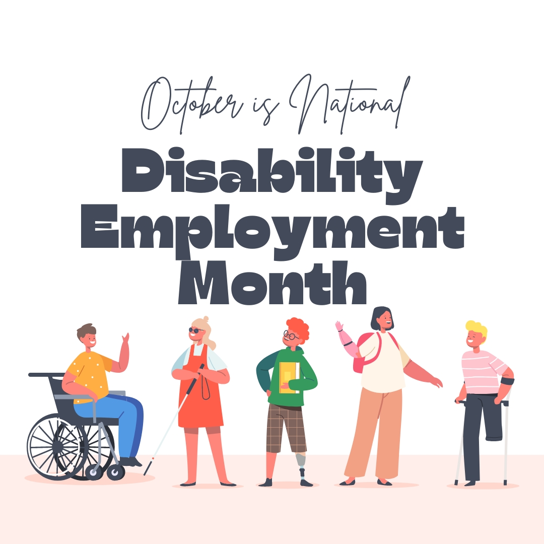ASCAA_'s tweet photo. According to the Department of Labor, National Disability Employment Awareness Month aims to celebrate and value the talents that workers with disabilities add to the workforce. You can read more here https://t.co/laL5zMKrHF, para español  https://t.co/xaMp5rC2Pu. https://t.co/vft2u4rqEL