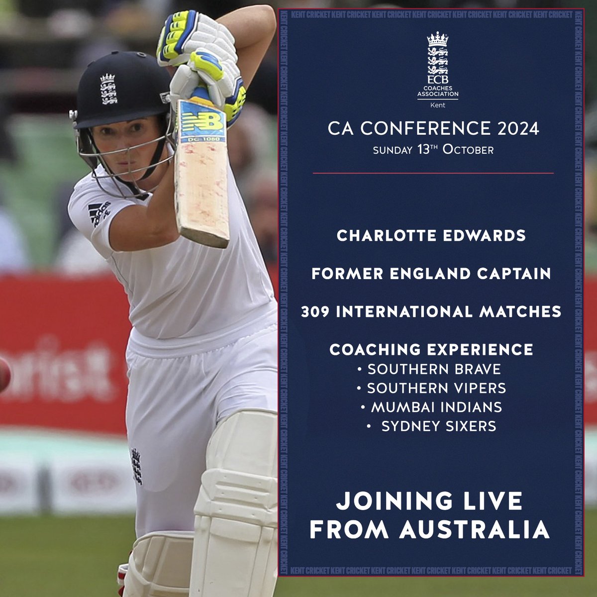 Join us Sunday 13th October for a video chat with an international legend at the Coaches Conference 2024. Book your place now! kentcricket.co.uk/news/edwards-t…