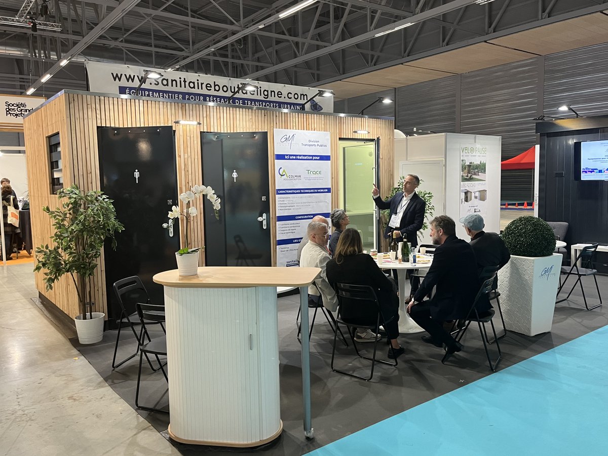Group_GMI's tweet photo. @EuMoExpo : RV stand 36 pour découvrir nos modules sanitaires et espaces de repos conçus spécialement pour le personnel de conduite des transports en commun.
Modulaires, sur-mesure et écologiques, ils se déclinent en versions mixtes, doubles, avec ou sans espace détente. https://t.co/gzYZFZ72aS