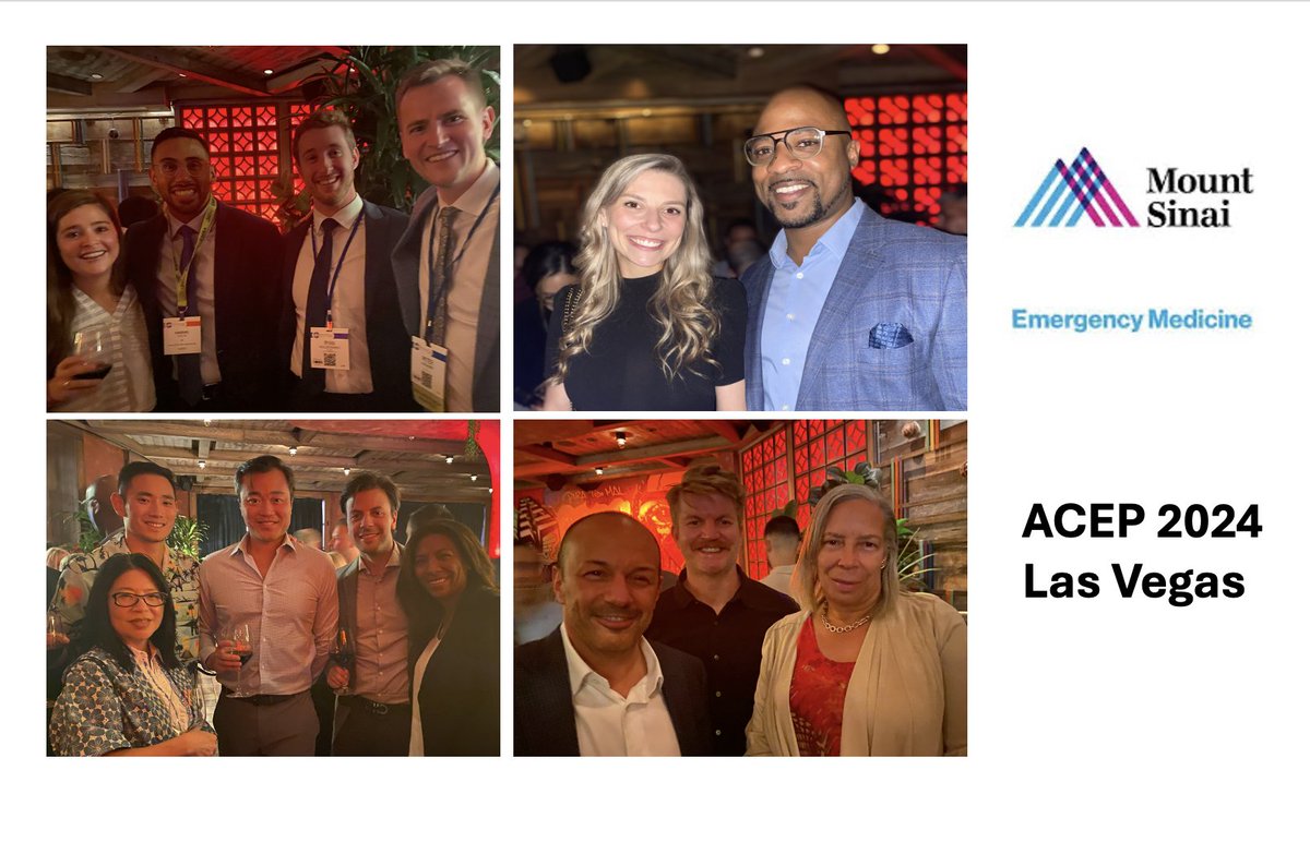 Benjamin Abella, MD MPhil (@benjaminabella) on Twitter photo Thrilled to join our #MountSinai emergency dept team members and alumni for a great night at ACEP!
Amazing, talented and diverse family that genuinely enjoys our time together and believes in our shared mission.
<a href="/MountSinaiNYC/">Mount Sinai Health System</a> <a href="/MountSinaiEM/">Mount Sinai Department of Emergency Medicine</a> <a href="/jeremyfaust/">Jeremy Faust MD MS (ER physician)</a> <a href="/DuncanGrossman/">Duncan Grossman, DO</a> Thrilled to join our #MountSinai emergency dept team members and alumni for a great night at ACEP!
Amazing, talented and diverse family that genuinely enjoys our time together and believes in our shared mission.
<a href="/MountSinaiNYC/">Mount Sinai Health System</a> <a href="/MountSinaiEM/">Mount Sinai Department of Emergency Medicine</a> <a href="/jeremyfaust/">Jeremy Faust MD MS (ER physician)</a> <a href="/DuncanGrossman/">Duncan Grossman, DO</a>