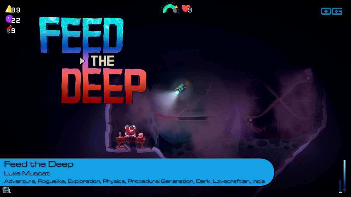 OverageGmngCom's tweet photo. OG plays Feed the Deep!
https://t.co/ZB3pVvWTIz

Like &amp; Sub!

@pgmuscat

#FeedTheDeep #Roguelike #Lovecraftian #DeepSeaHorror #ProceduralGeneration #IndieGameTrends #IndieWatch #IndieDev #GameDev #IndieGameDev #IndieGame #IndieGames #Gameplay #LetsPlay #Gaming https://t.co/rJAcYQObuT