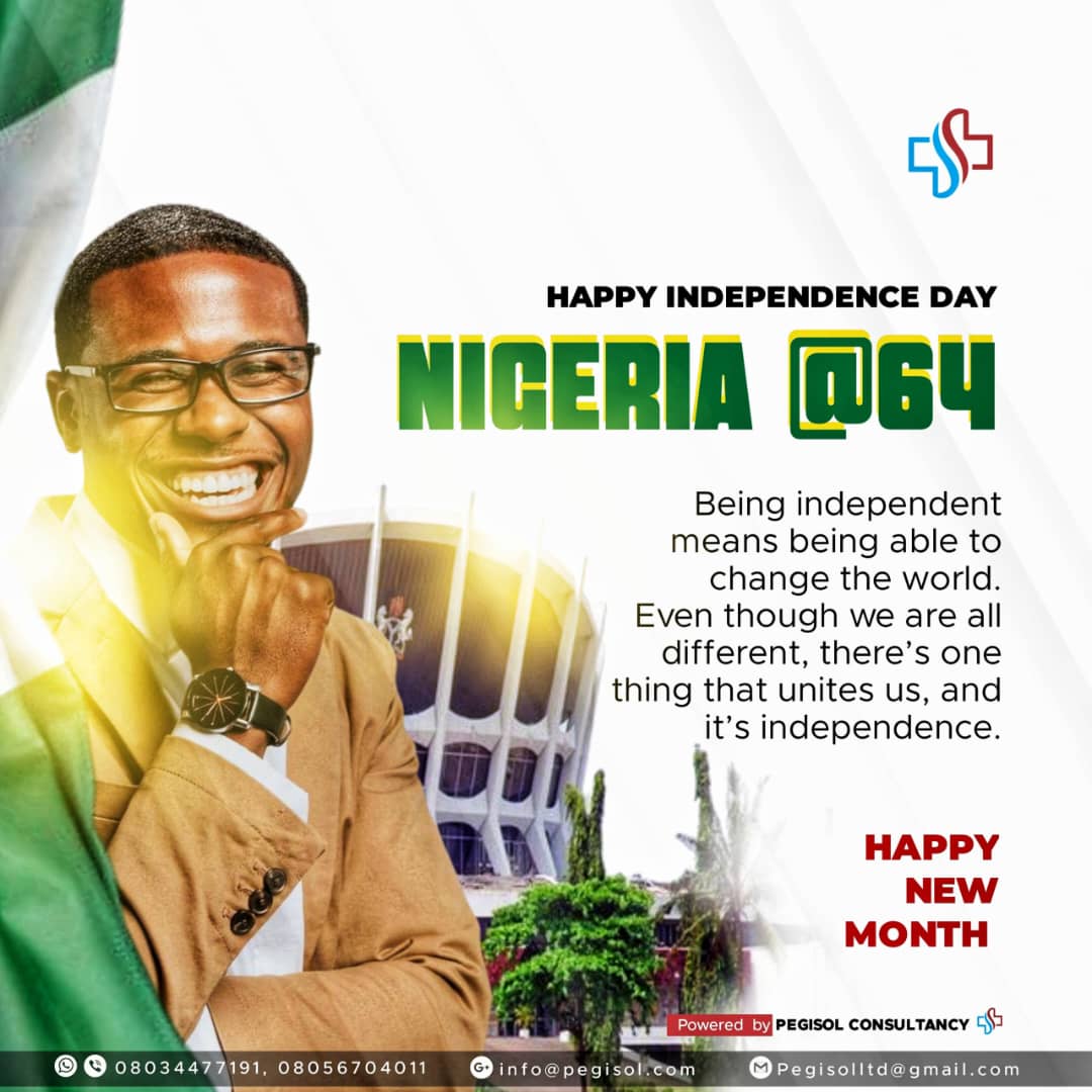 Happy Independence Day Nigeria  @ 64