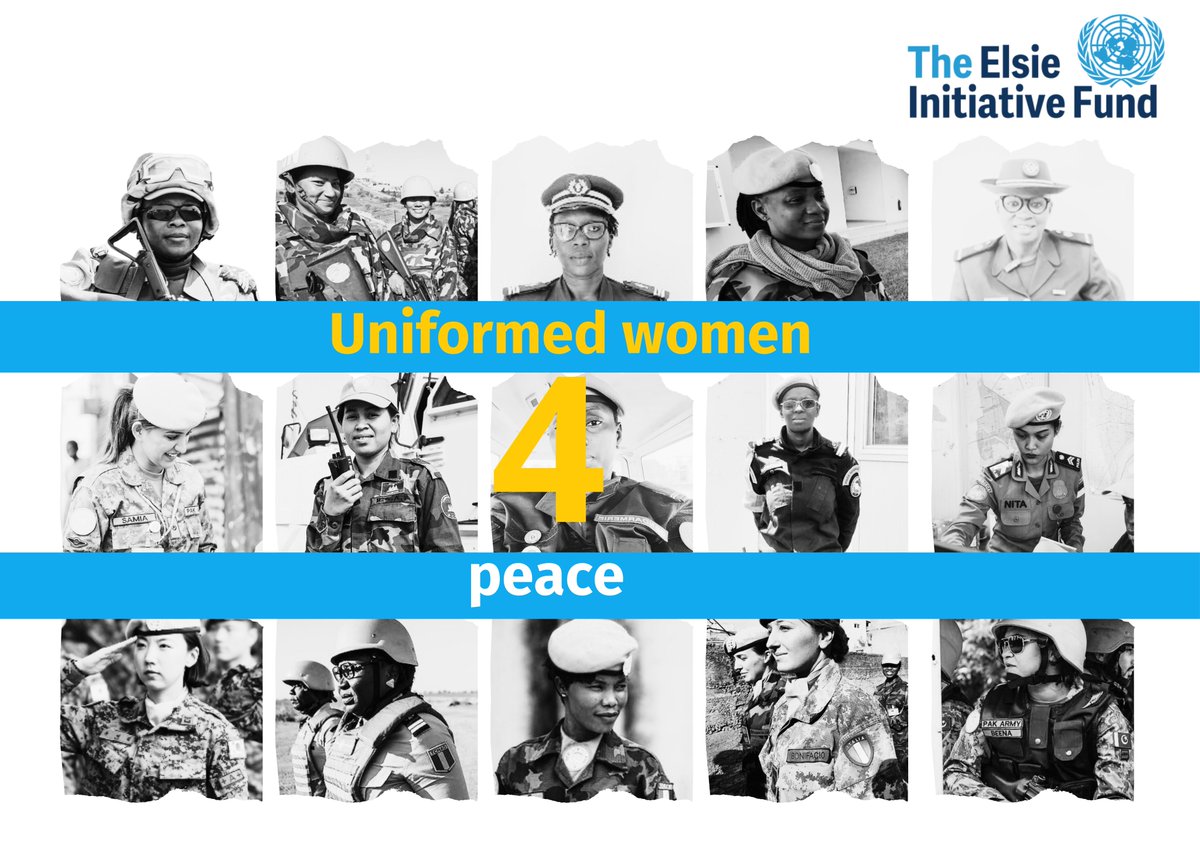 ElsieFund's tweet photo. 🪖 #Uniformedwomen are pivotal to the success &amp; sustainability of @UNpeacekeeping operations.

They deserve our full attention &amp; unwavering support to ensure peacekeeping is #inclusive &amp; #genderresponsive.

🫶🏼 Let’s stand behind #UniformedWomen4Peace &amp; #InclusivePeacekeeping! https://t.co/rgW1clU3ts