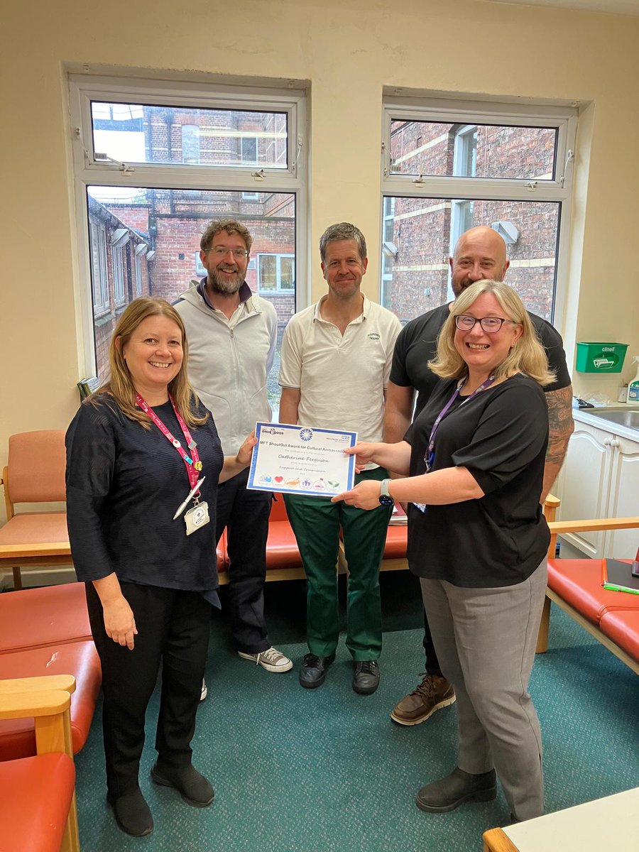 Rachel England (@racheng1) on Twitter photo Proud to present <a href="/cathyeferguson1/">Cathy Ferguson</a> with a shout out certificate recognising her work as a supportive and compassionate leader here in dietetics <a href="/NorthMcrGH_NHS/">North Manchester General Hospital</a> <a href="/MFT_CSSAHPs/">AHP's at MFT</a> <a href="/janwils42401735/">Jan Wilson</a> <a href="/SueCormick16/">Sue McCormick</a> Proud to present <a href="/cathyeferguson1/">Cathy Ferguson</a> with a shout out certificate recognising her work as a supportive and compassionate leader here in dietetics <a href="/NorthMcrGH_NHS/">North Manchester General Hospital</a> <a href="/MFT_CSSAHPs/">AHP's at MFT</a> <a href="/janwils42401735/">Jan Wilson</a> <a href="/SueCormick16/">Sue McCormick</a>
