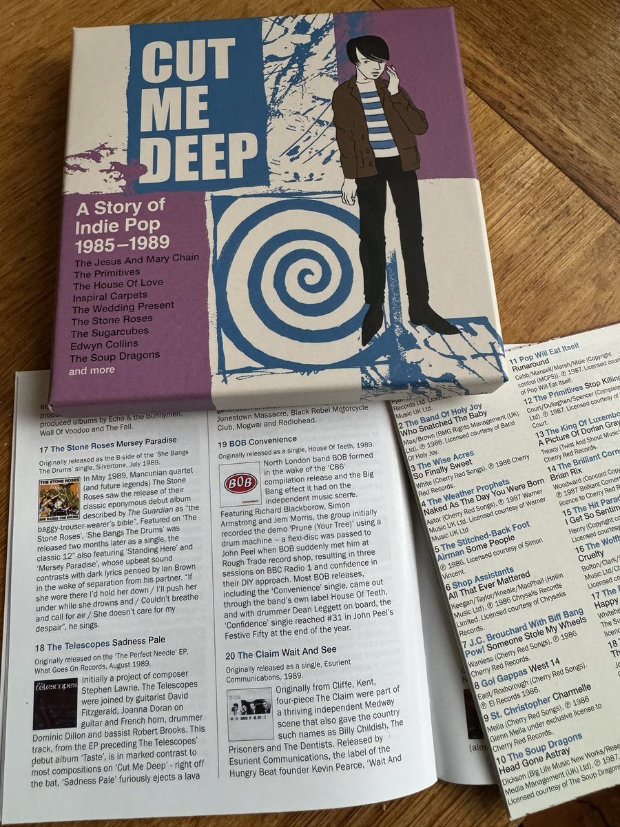 Thanks <a href="/CherryRedGroup/">Cherry Red Records</a> for this gratis copy of a great new box set featuring the remastered Convenience single, #Cut Me Deep 4 Cd set A Story of Indie Pop 85-89 Out Now