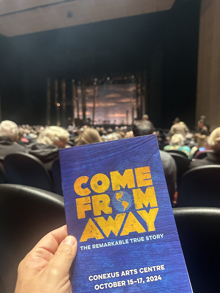 Come from Away with some of our Miller staff! It was AWESOME! 🙌❤️🎶