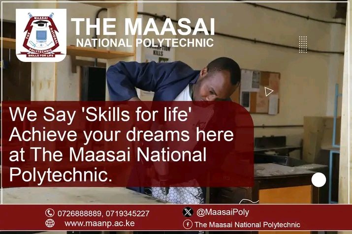 MaasaiPoly's tweet image. Visit students.kuccps.net for the September intake placement. Make your dreams a reality today. #maasaipoly
#kuccpsplacement
#SeptemberIntake2024