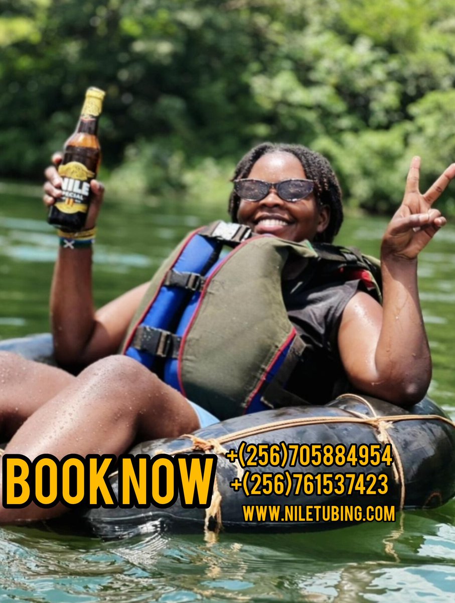 SourceOfTheNil1's tweet photo. Wednesday's feels more better while  tubing down the longest river in the world with Uganda's favorite beer @NileSpecial
:
:
:
 Simply come through by calling us or texting is vie 
+(256)705884954
+(256)761537423 
#tubing #experince #adventure #tripkutrip #tubing #sourceof https://t.co/pEntAZoJIV