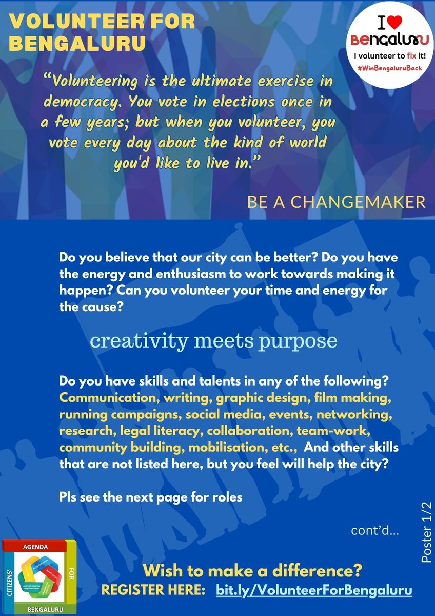 Citizens' Agenda for Bengaluru tweet media