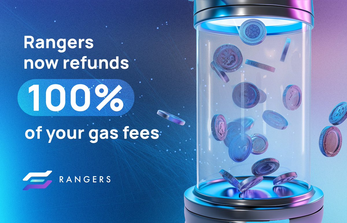 Rangers Monad | Chain Adaption Inventor (@rangersprotocol) on Twitter photo 🚀Huge Rewards for Game Developers! 🚀
Rangers Now refunds 100% of your gas fees!
🥂Don’t miss out—follow us and get in on the action today: t.me/RangersProtocol 🚀Huge Rewards for Game Developers! 🚀
Rangers Now refunds 100% of your gas fees!
🥂Don’t miss out—follow us and get in on the action today: t.me/RangersProtocol