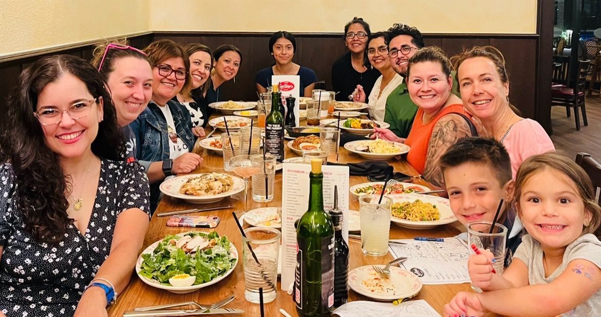 TA4BE's tweet photo. Your local committee from @AustinAABE and @TA4BE staff recargando pilas para finalizar los últimos detalles de la conferencia #TABE2024! ¡Nos vemos pronto! https://t.co/CIUGfn6SBN