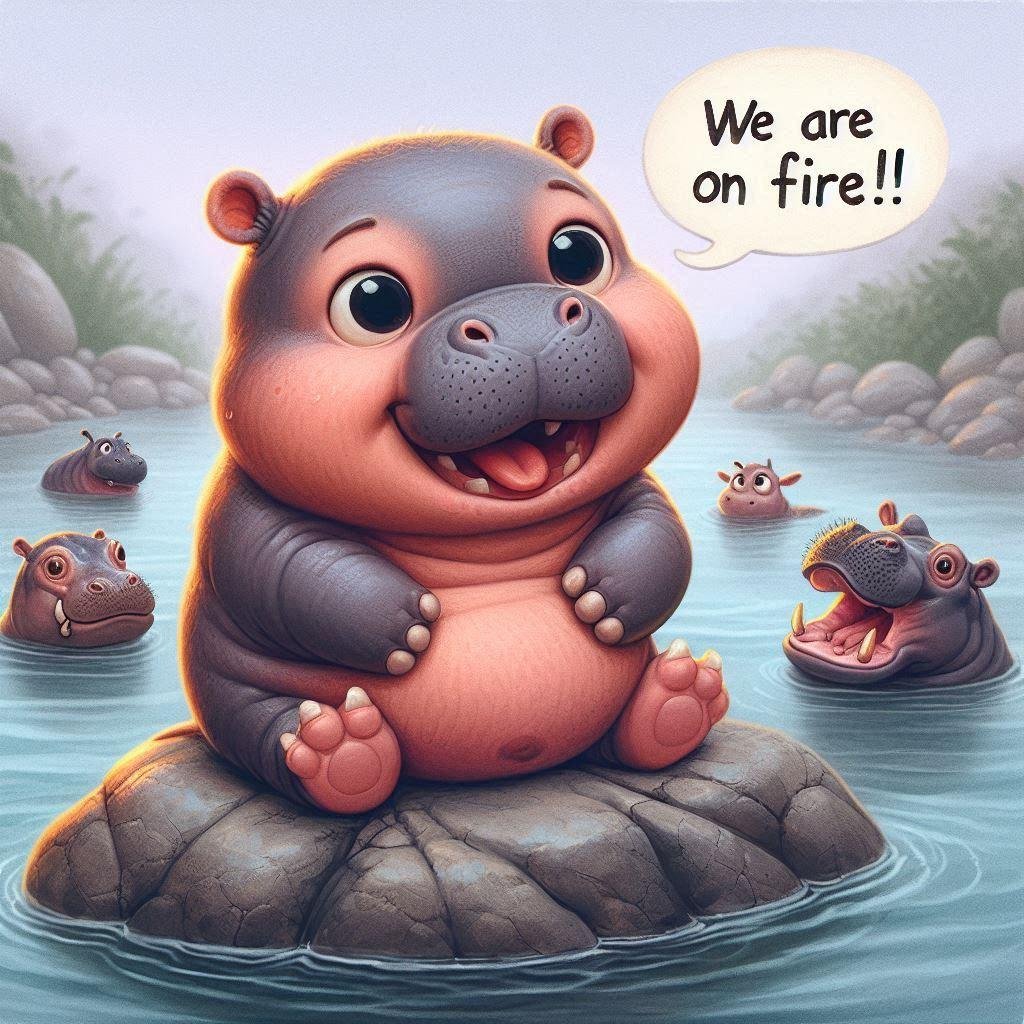 Amazing news! 1.4820% of the #MooDeng presale is SOLD! @moodengcute has 59,280.11 FLR! Get in on the action—purchase 100 FLR for a chance to snag 5,000 FLR! 5 lucky winners will be selected!  

CA👉 0x5b59b05dF720a2c3c409b8d258409cFDE04610C6  

🌐 moodeng.live

#Dyor😎