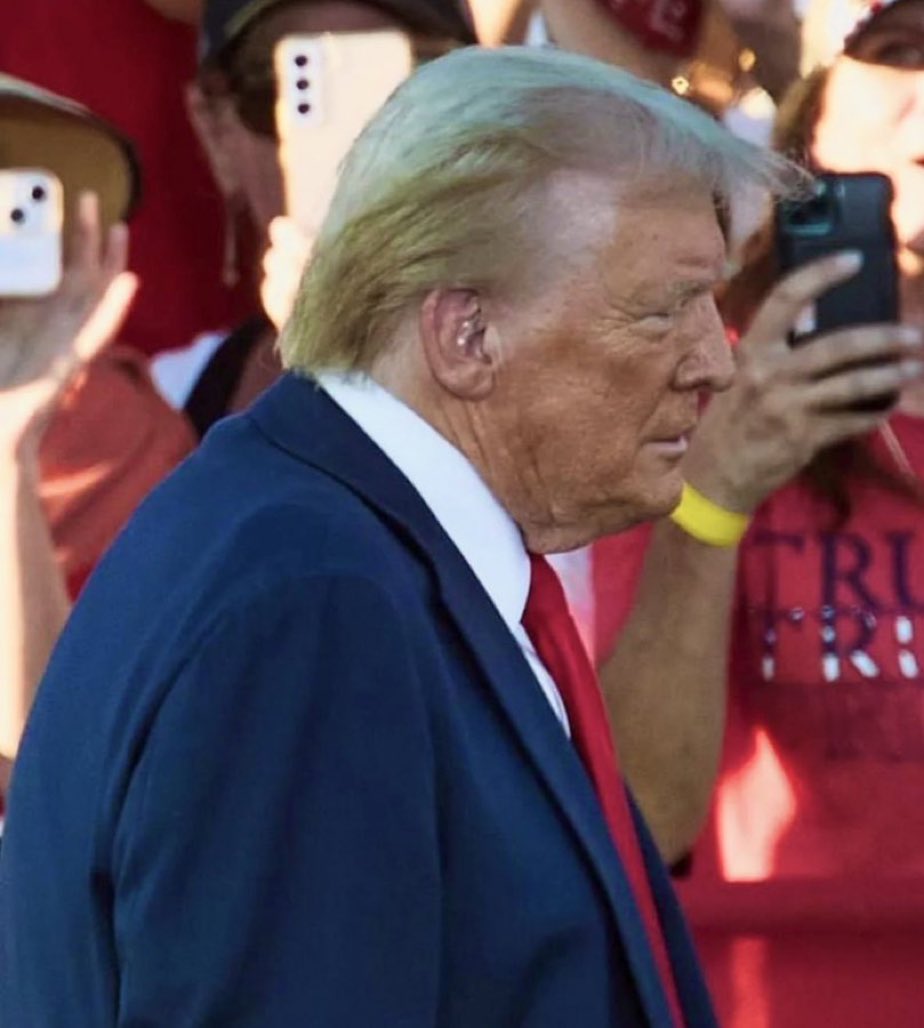 If he were a mob boss, his name might be Donny Two-Tone.