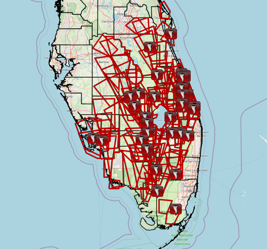 [Overview] Revisiting the Milton Tornado Outbreak:
- 126 Tornado Warnings issued by NWS offices (55 by NWS Miami) on October 9th 2024
- 15 Confirmed Tornado Reports in NWS Miami Area of Responsibility 
- PNS here: …h.execute-api.us-east-1.amazonaws.com/1/products/2fd…
- Tracks here: apps.dat.noaa.gov/StormDamage/Da…